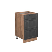 Vicco Mobiletto base per cucina Grigio scuro 50 cm , PL Antracite