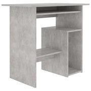Scrivania tavolo postazione di lavoro mobile per computer studio 80 x 45 x 74 cm legno ingegnerizzato grigio 02_0023847