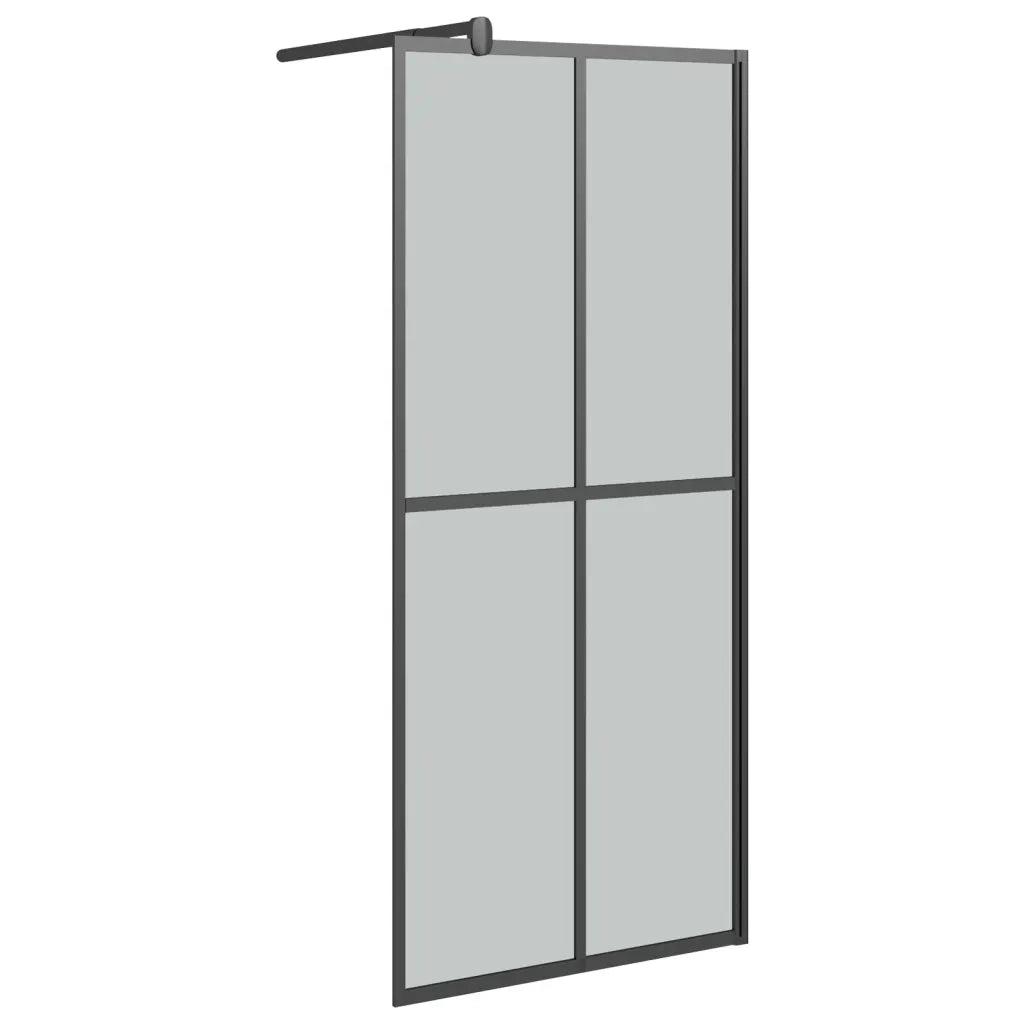 Cabina Doccia 90x195 cm Vetro Temperato Scuro cod mxl 50738