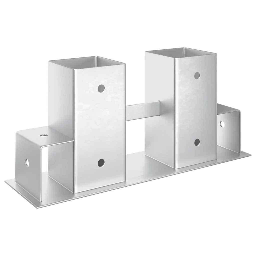 Aiuto per Impilare Legna 12 pcs Argento 34 x 10 x 15 cm Acciaio 42030116