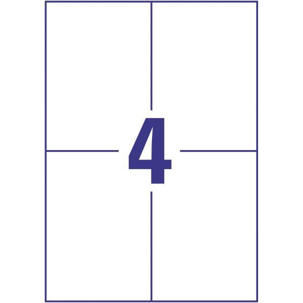 Etichette bianco 105x148mm 20ff - 101941