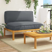Set di divani con cuscino Antracite 120 x 92 x 69 cm