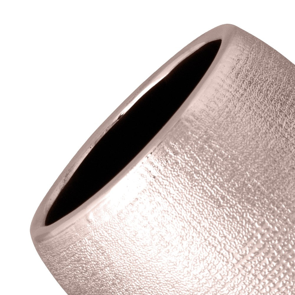 Bicchiere serie glitter in ceramica rosa ramato