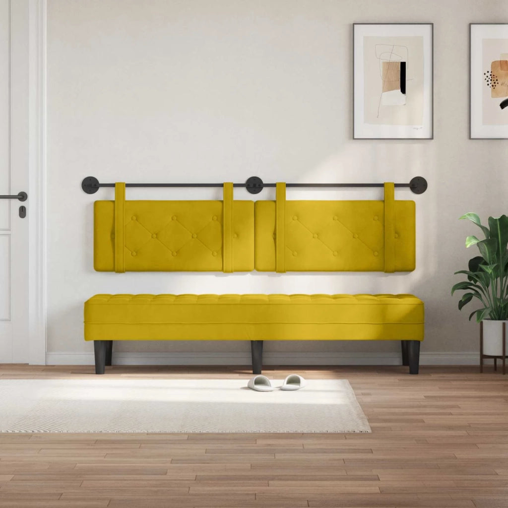 Testiera sospesa Giallo Velluto