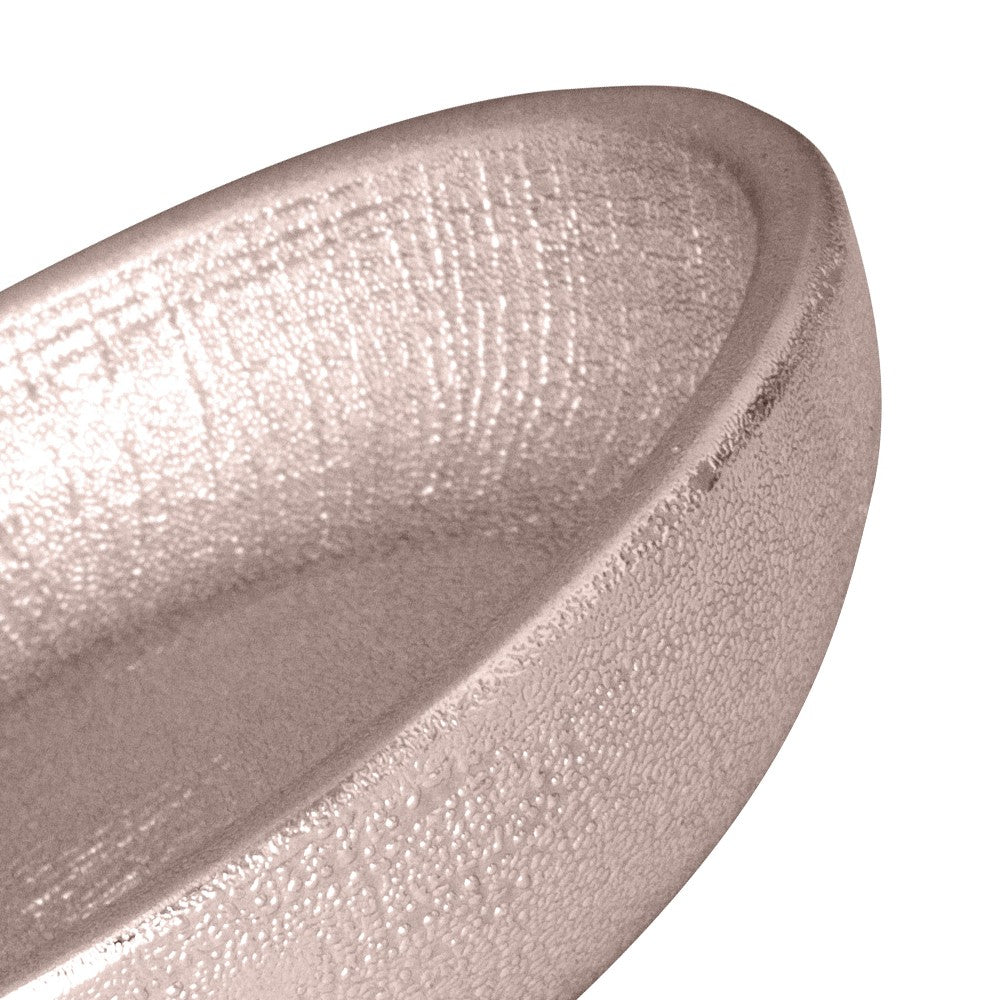 Portasapone serie glitter in ceramica rosa ramato