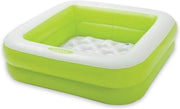 Bambino Piscina Opzionale Quadrata per Bambini 86x86x25 cm - Rosa Limo Verde - 1 pezzo Bambino Piscina