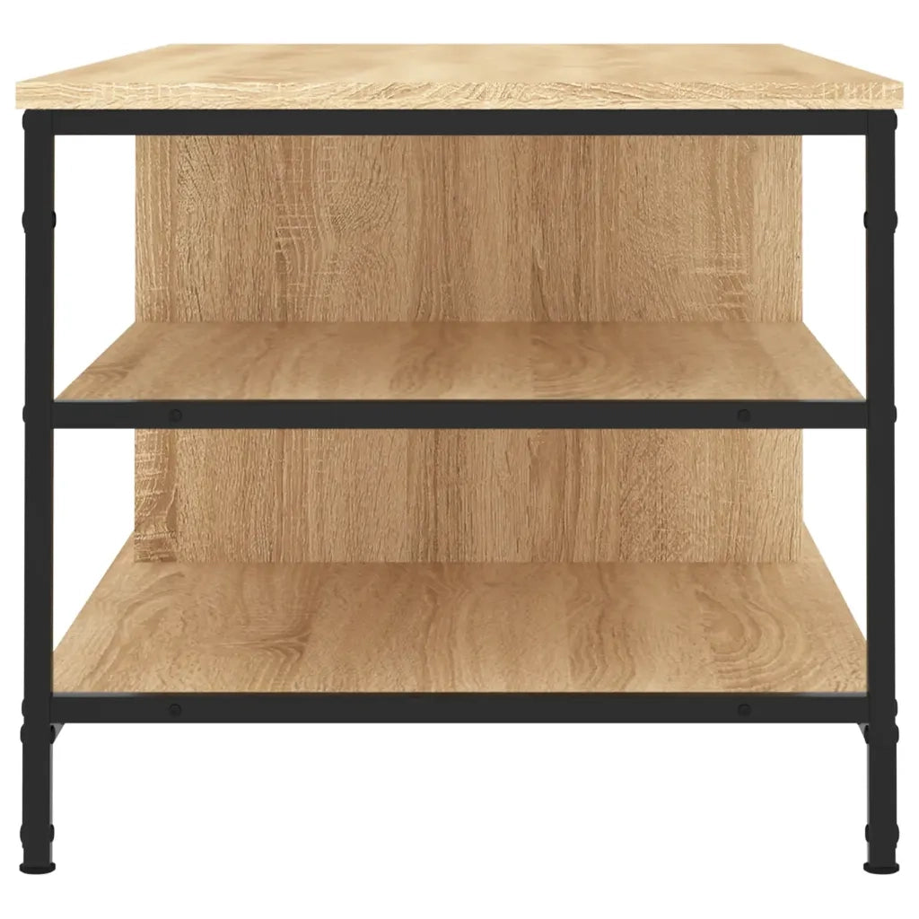 Tavolino da Salotto-Tavolino da soggiorno-Tavolo Rovere Sonoma 100x50x45cm Legno Multistrato 682825