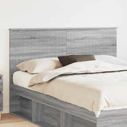 Testiera-Testata-Testiera Decorativa Grigio Sonoma 150 cm Legno multistrato 452807