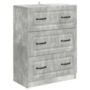 Mobile con Cassetti Grigio Cemento 66 x 34,5 x 87 cm
