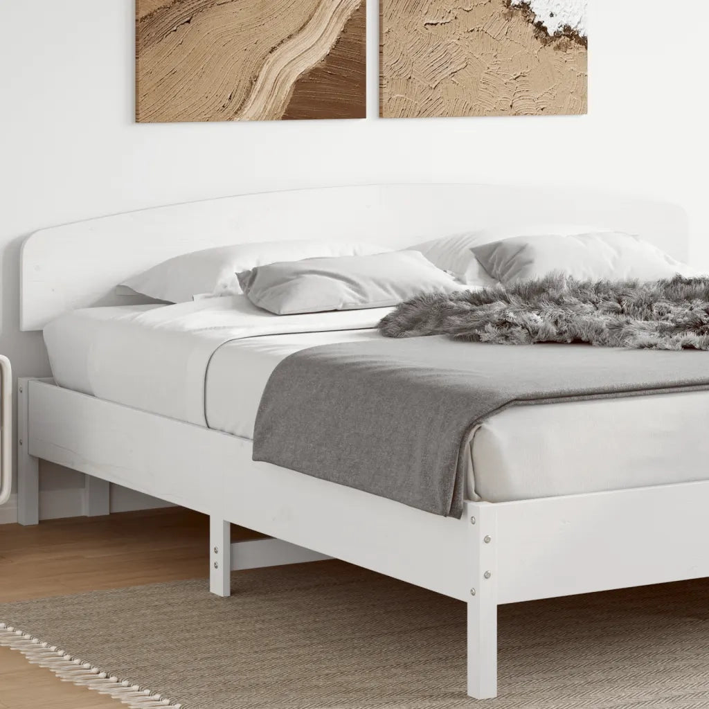 Testiera | Testata Bianca 200 cm in Legno Massello di Pino