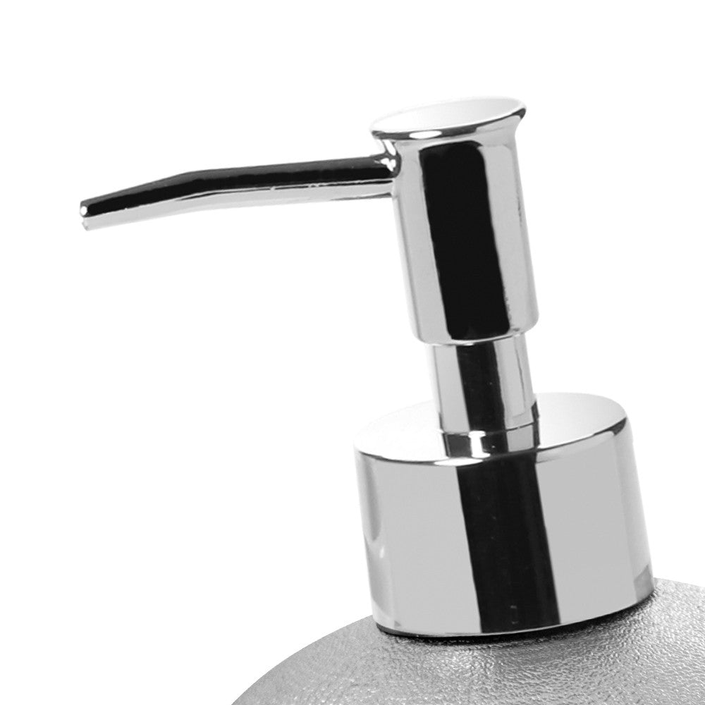 Dispenser serie glitter in ceramica argento