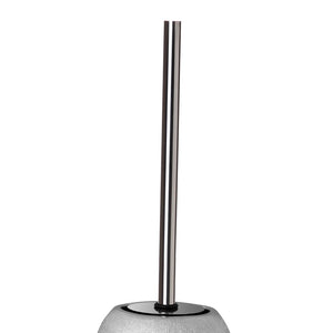 Porta scopino serie glitter in ceramica in argento