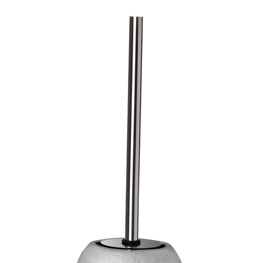 Porta scopino serie glitter in ceramica in argento