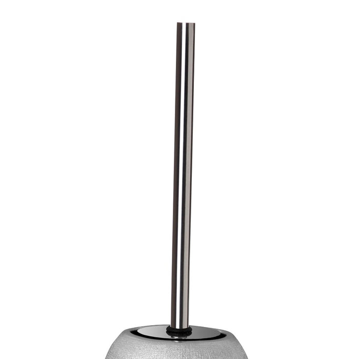 Porta scopino serie glitter in ceramica in argento