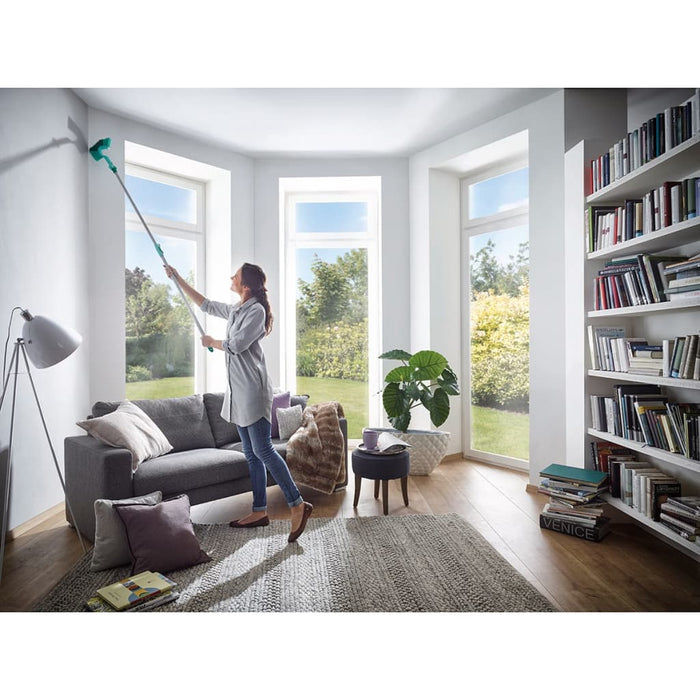 Leifheit Spazzola per Spolverare/Scopa per Ragnatele Dusty 2,3 m 41510 415711