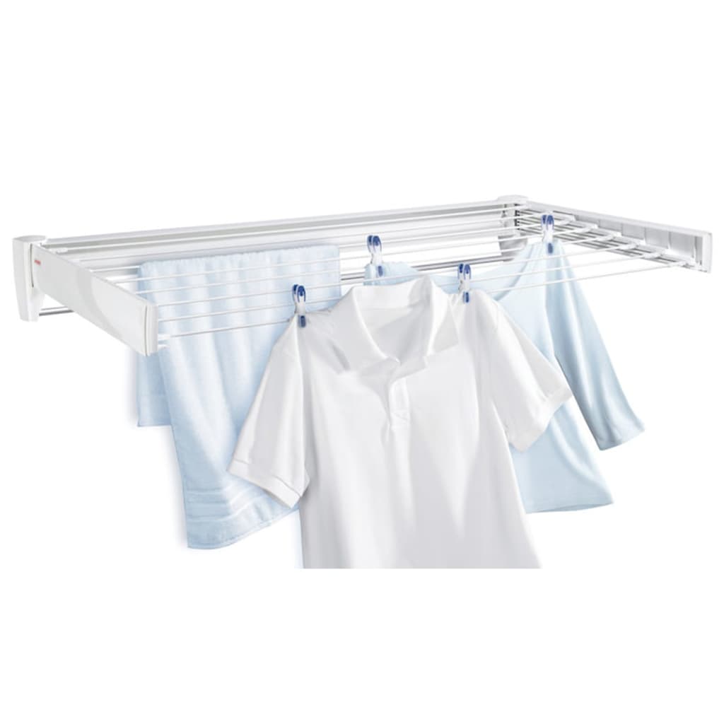 Leifheit Stendino da Parete Telegant Plus 100 Bianco 83100 405022