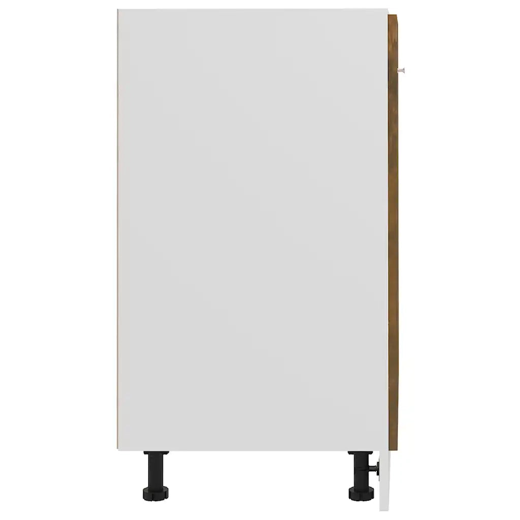 Mobiletto Rovere Fumo 60x46x81,5 cm in Legno Multistrato cod mxl 77688