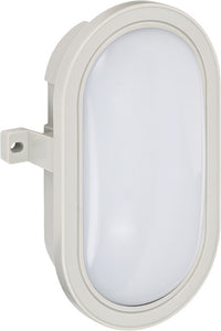 Lampada Ovale Led Interno Adatto Per Uso Esterno 10w Bianco Illuminazione Parete - 1270790