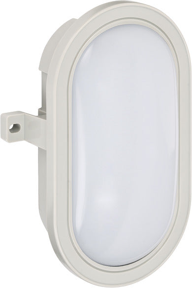 Lampada Ovale Led Interno Adatto Per Uso Esterno 10w Bianco Illuminazione Parete - 1270790