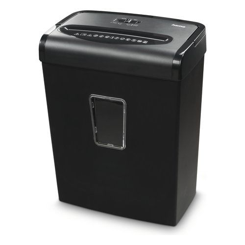 Hama premium m8 distruggi documenti taglio a frammenti 68 db 22 cm nero - 00050548