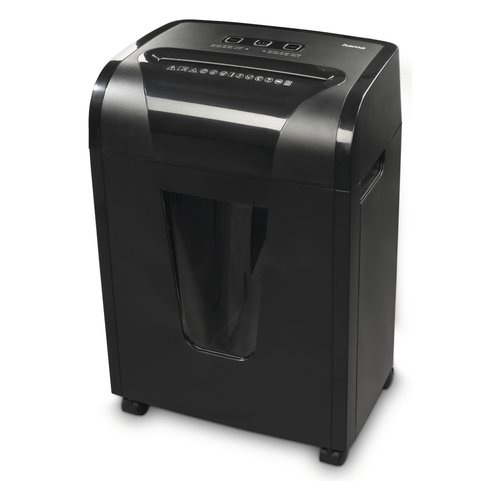 Hama premium m10 distruggi documenti taglio a frammenti 62 db 22 cm nero - 00050549