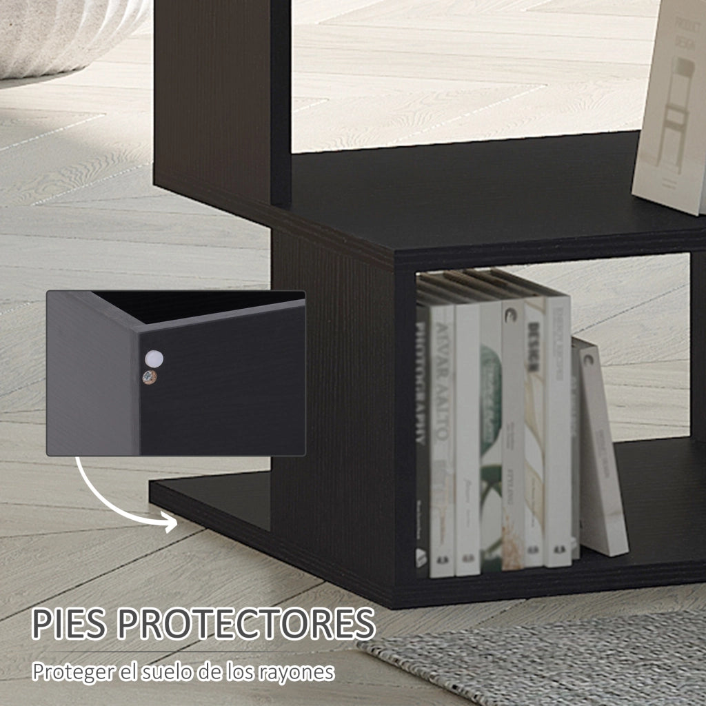 Tavolino da salotto 3 livelli ¨C Zephmum ¨C 40x40x43 cm nero