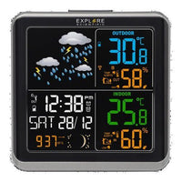 Stazione barometrica wsh4008c nero e silver - WSH 4008C