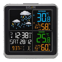 Stazione barometrica wsh4008c nero e silver - WSH 4008C