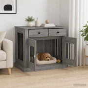 Mobile da cassa per cani Sonoma grigio 90 x 47,5 x 80 cm 8014776