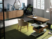 Sedia in tessuto beige