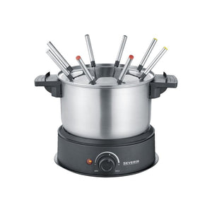 Severin fondue set 1,4l stainless steel black schwarz fo 2470 (fo 2470) - 156687