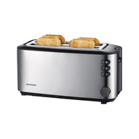 Severin toaster 4 slice stainless steel at 2509 (at2509) - 154499