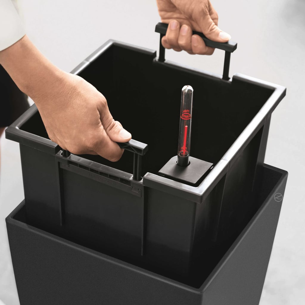 LECHUZA Fioriera Cubico Color 30 ALL-IN-ONE Ardesia 13138 421426