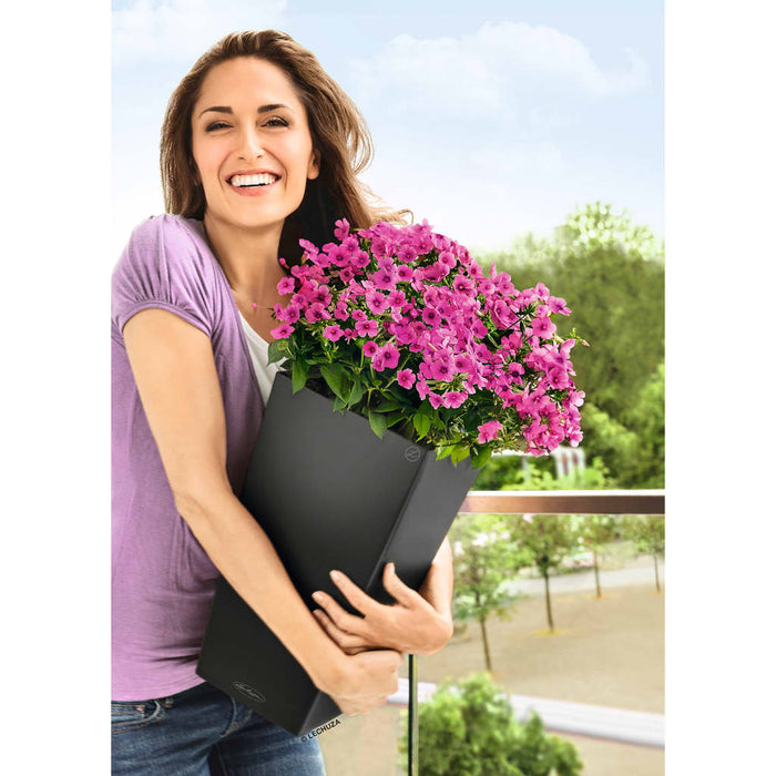 LECHUZA Fioriera Cubico Color 30 ALL-IN-ONE Ardesia 13138 421426