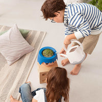 LECHUZA Fioriera da Tavolo OJO ALL-IN-ONE Blu Oceano