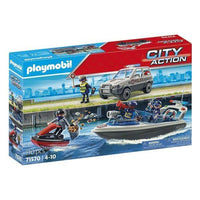 Costruzioni playmobil 71570 city action inseguimento della polizia in