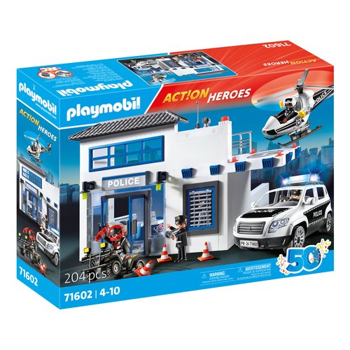 Centrale della polizia playmobil 71602 action heroes