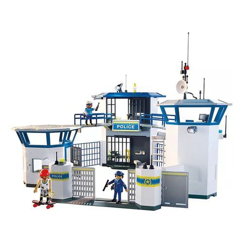 Costruzioni playmobil 71873 city action centrale di polizia
