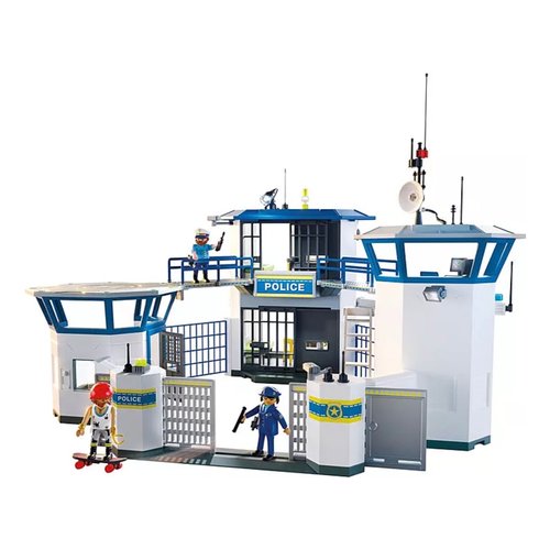 Costruzioni playmobil 71873 city action centrale di polizia