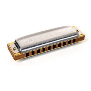 Armonica hohner 732493 ms series blues harp silver e wood