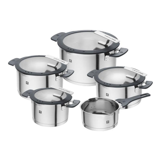 Zwilling simplify pot set 5pcs stainless steel 66870-005-0 668700050 (66870-005-0) - 161674