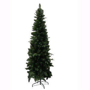 PREQU' Albero di Natale Adamello SLIM 210 cm Base Metallo 434 Rami Ombrello F4614