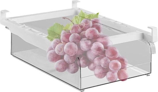 Organizzatore per contenitore della spesa per frigorifero | Contenitore per la conservazione dei cibi per frigorifero - Organizzazione e contenimento della cucina - Frutta verdura bibite