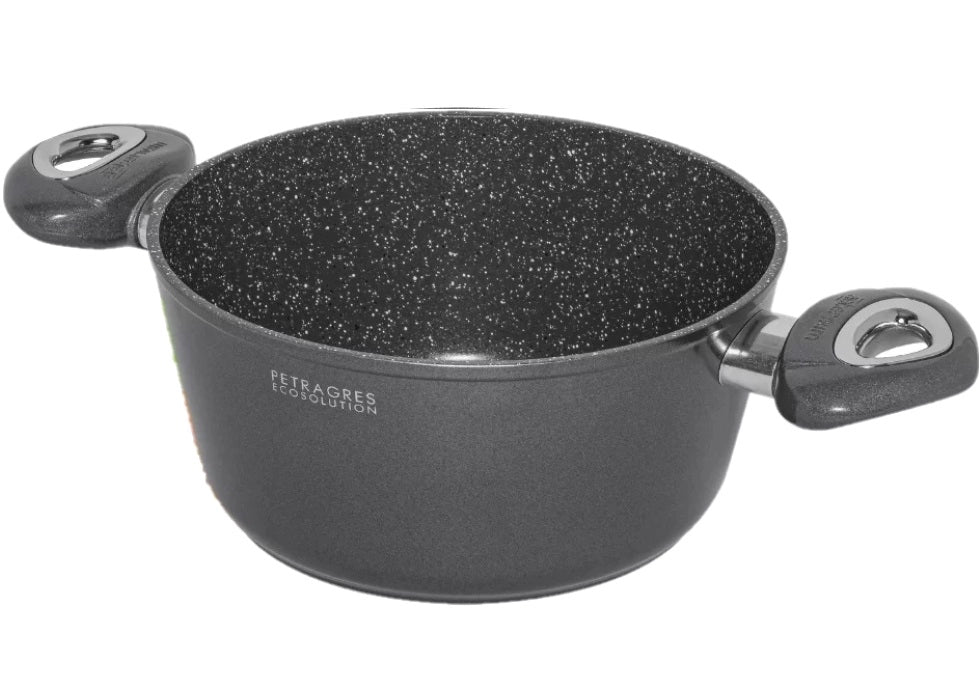 Casseruola Antiaderente Petragres Ecosolution anche Induzione 2 Manici 28 cm