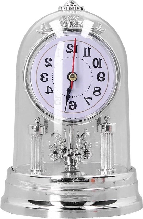 Orologio da tavolo rotante - Stile e multifunzionale - Adatto per notte e soggiorno con livello di rumore basso .