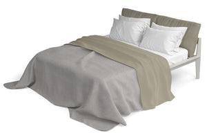 Lenzuolo Sopra in Tinta Unita Tortora 1 Piazza e Mezzo