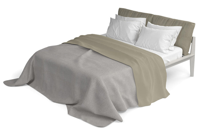 Lenzuolo Sopra in Tinta Unita Tortora Singolo