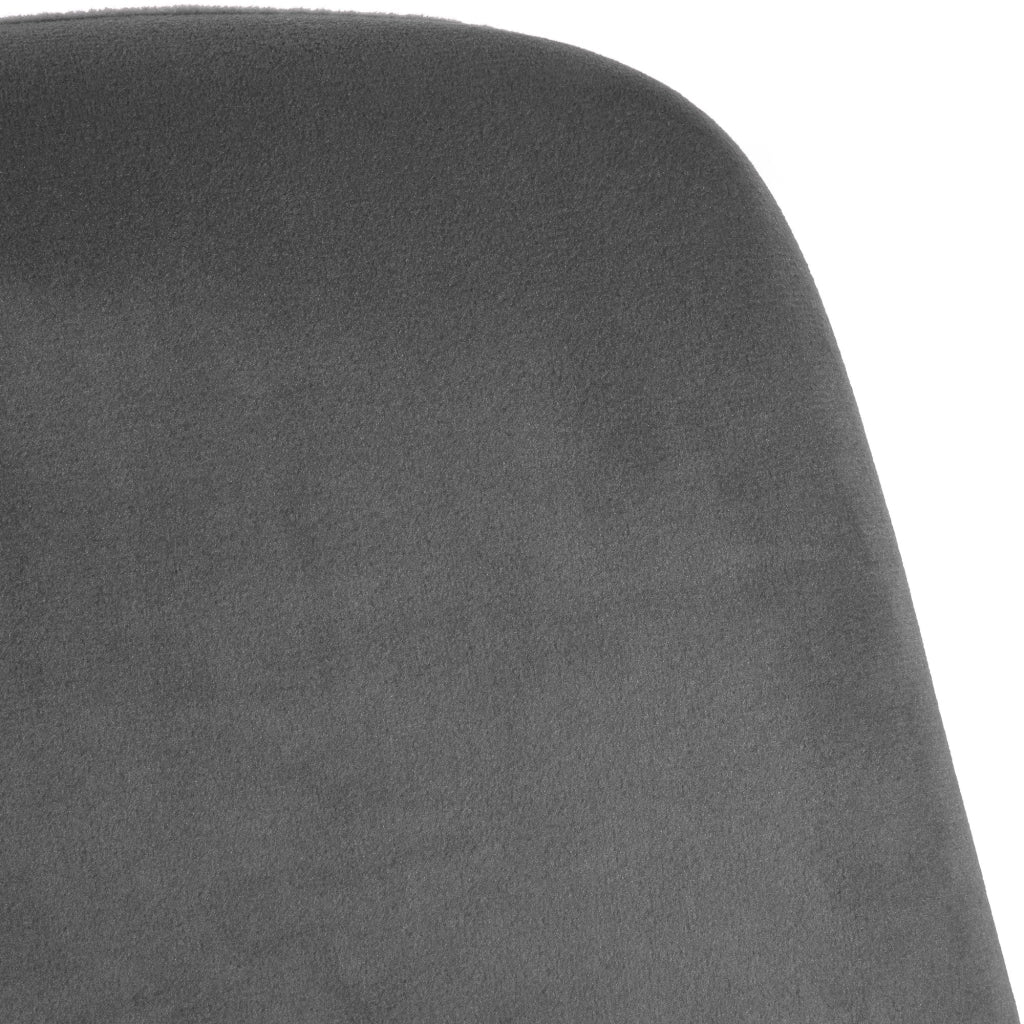 Sedia da pranzo Victoria Velvet Cover grigio