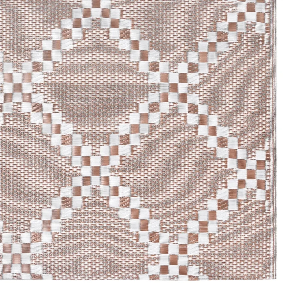 Tappeto da Esterni ARAKIL Marrone 160x230 cm in PP 310434