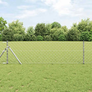 Palo della recinzione Argento 25 x 0,8 m (maglia 60 x 60 mm) 3351143
